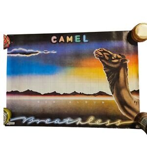 Camel Breathless 33x23.5 Original Vintage 1978 Arista Records Album Promo Poster